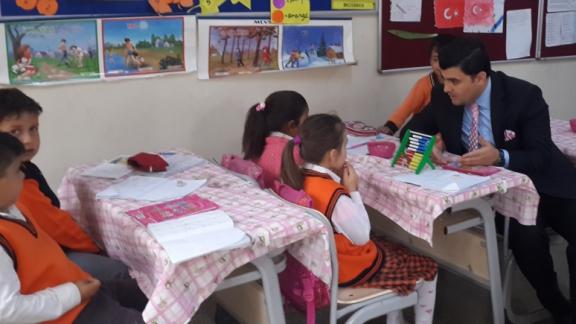 İlçe Kaymakamımız Sayın Gülhani Ozan SARI Köy Okullarını Ziyaret Etti.